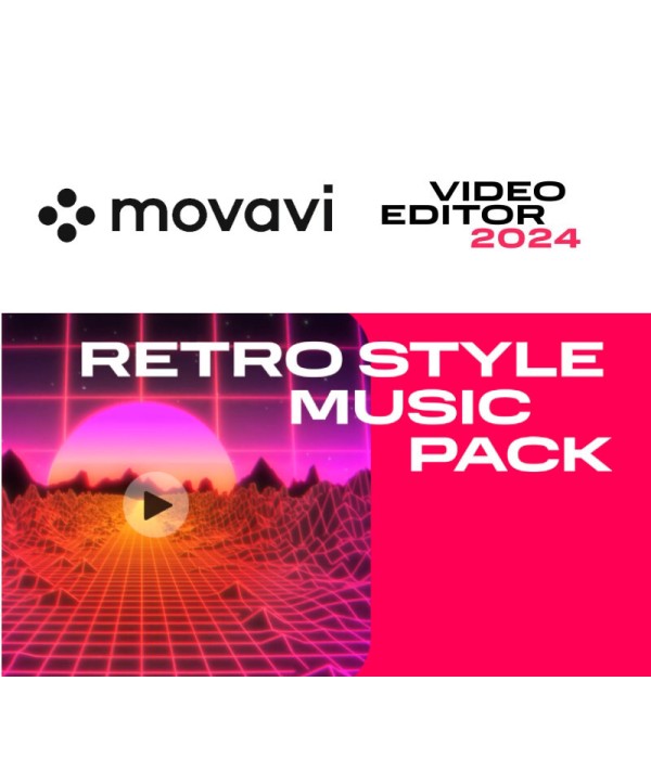 Movavi Video Editor 2024 - Retro Style Music Pack DLC Steam Key GLOBAL